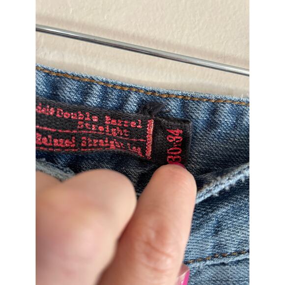 Mens Rock & Roll Cowboy Denim Made Double Barrel Straight Size 30x34 - Picture 4 of 8